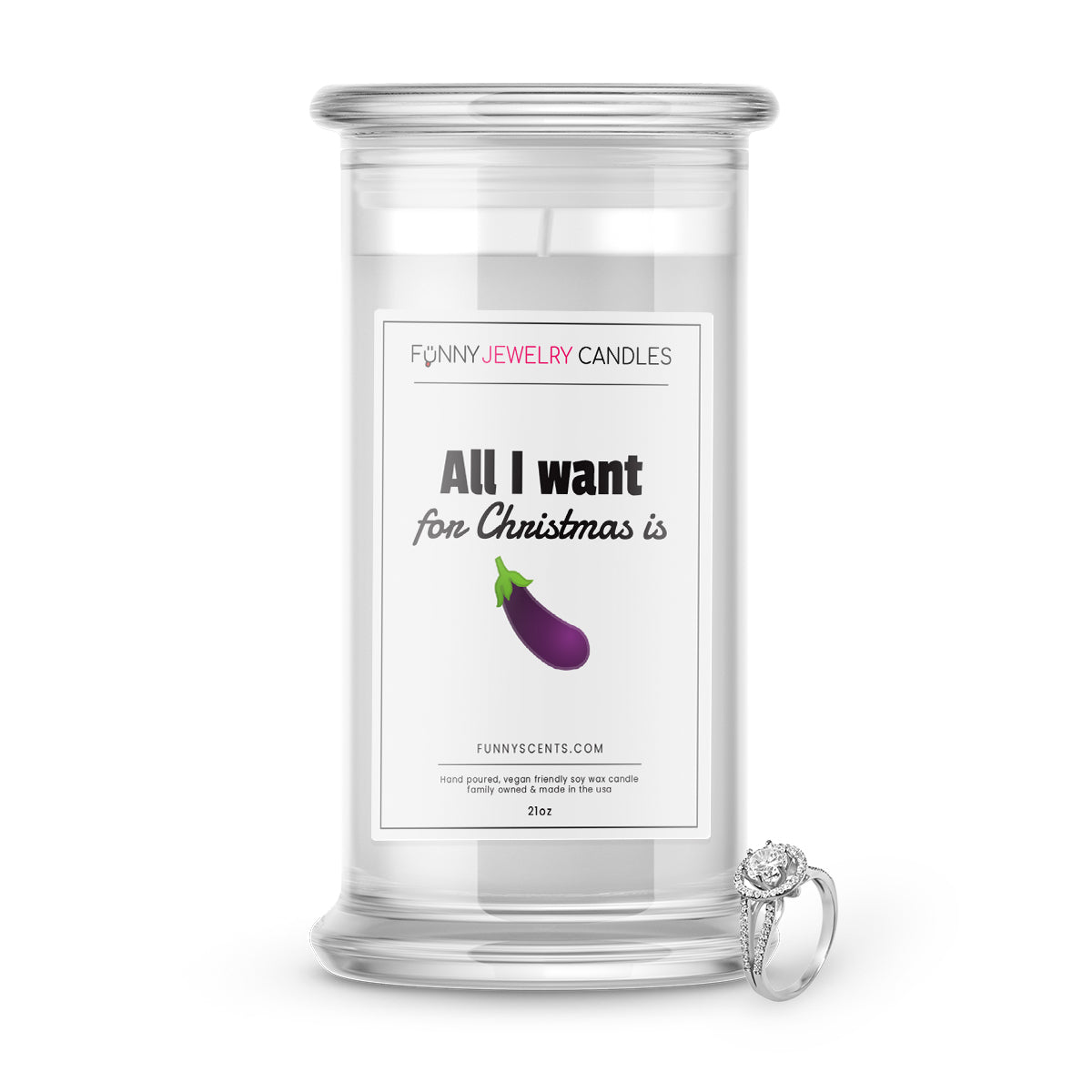 All I Want for Christmas is Jewelry Funny Candles