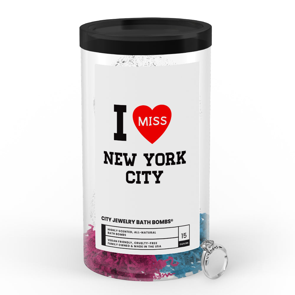 I miss New York City Jewelry Bath Bombs