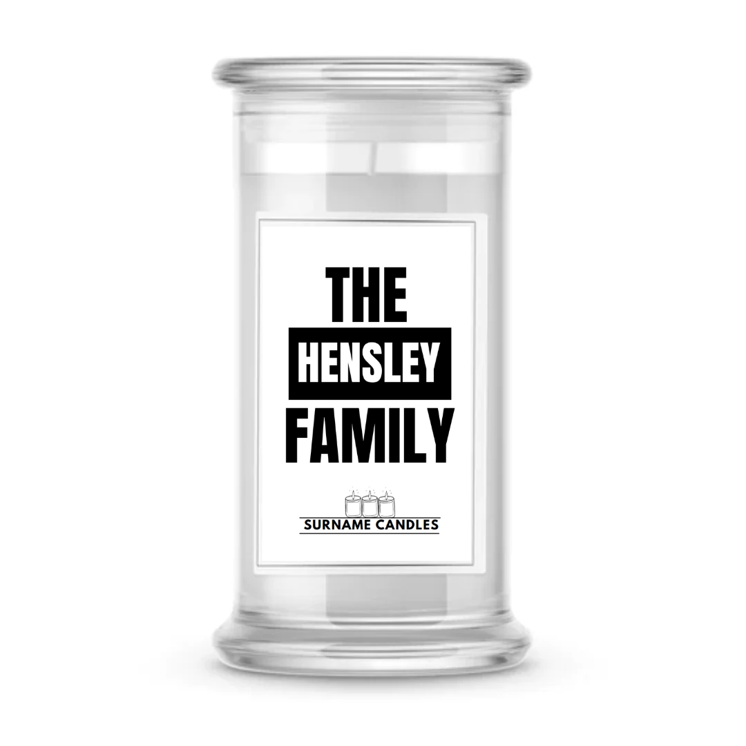 The Hensley Family | Surname Candles