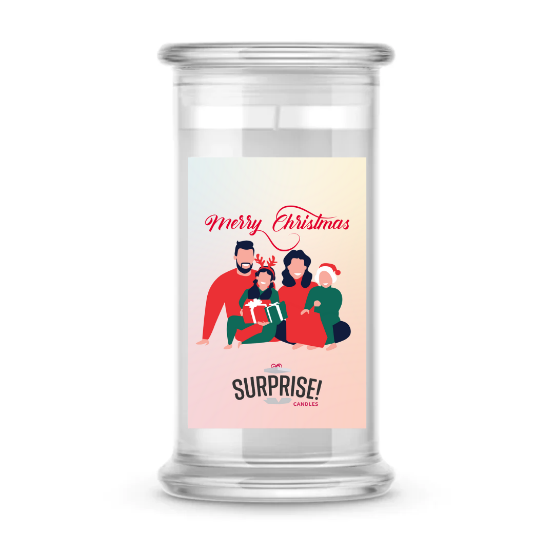 MERRY CHRISTMAS MERRY CHRISTMAS CANDLE