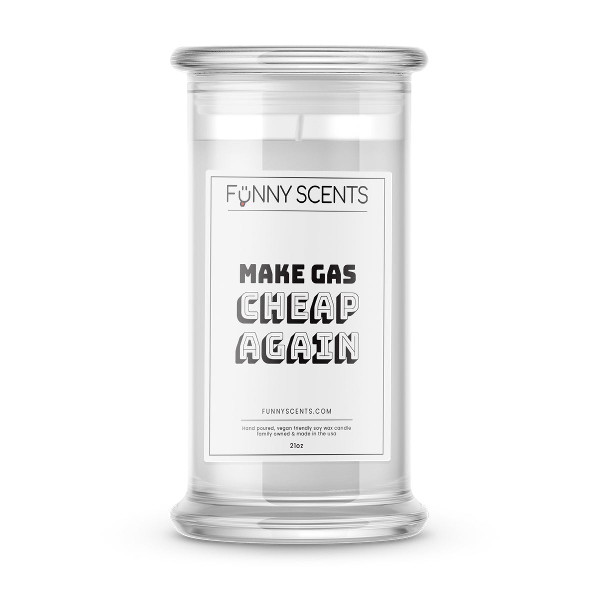 Make Gas Cheap Again Funny Candles