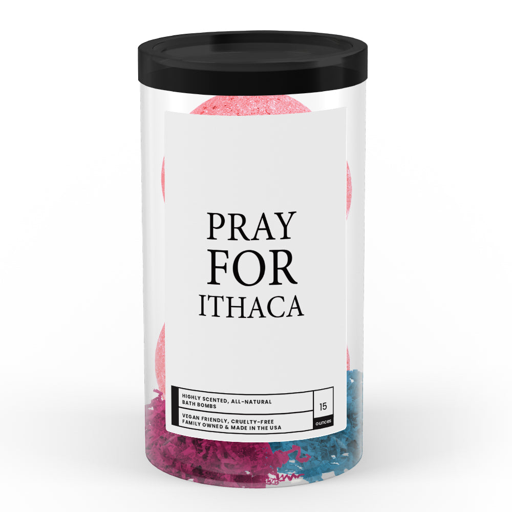 Pray For Ithaca Bath Bomb Tube