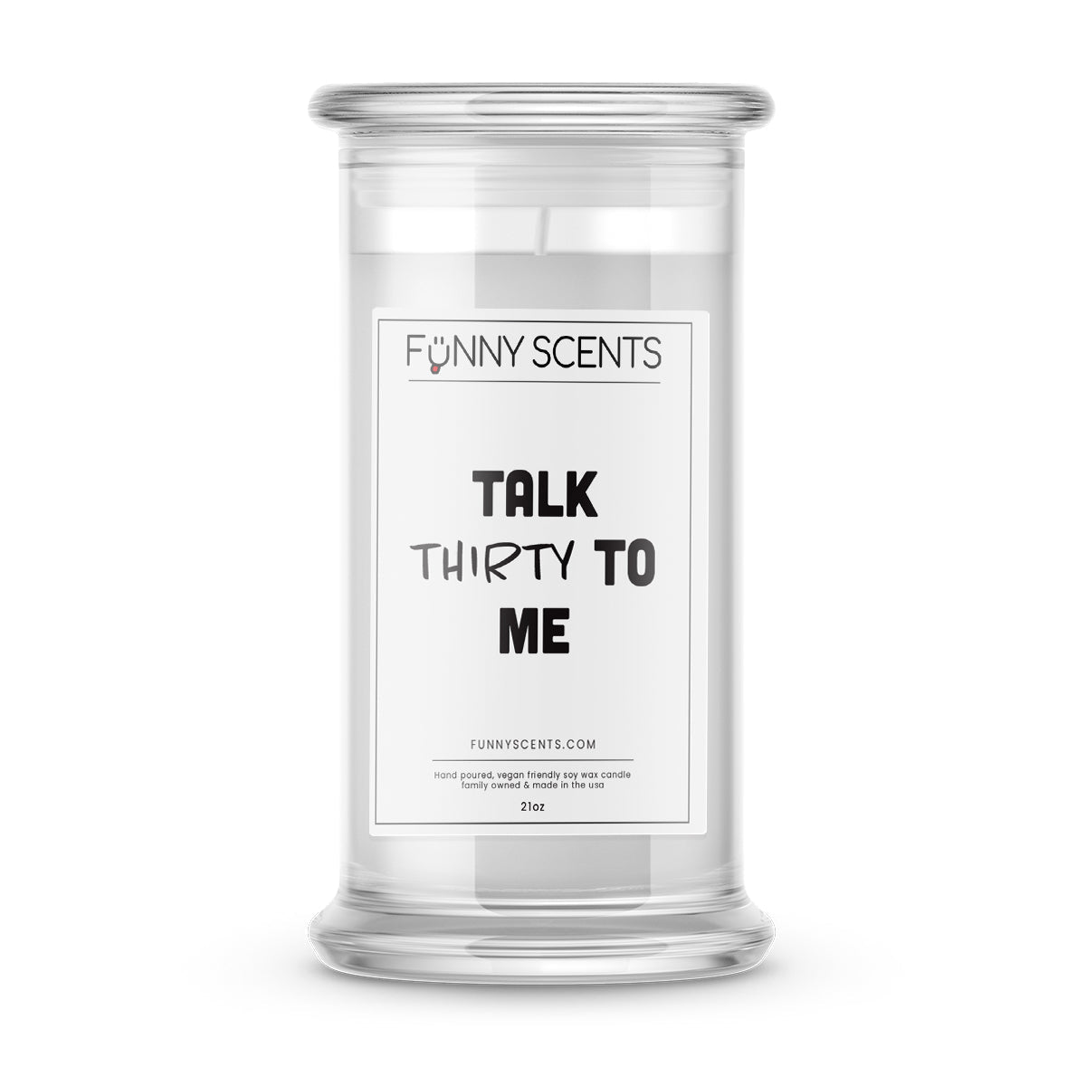 Talk Thirty To Me Funny Candles