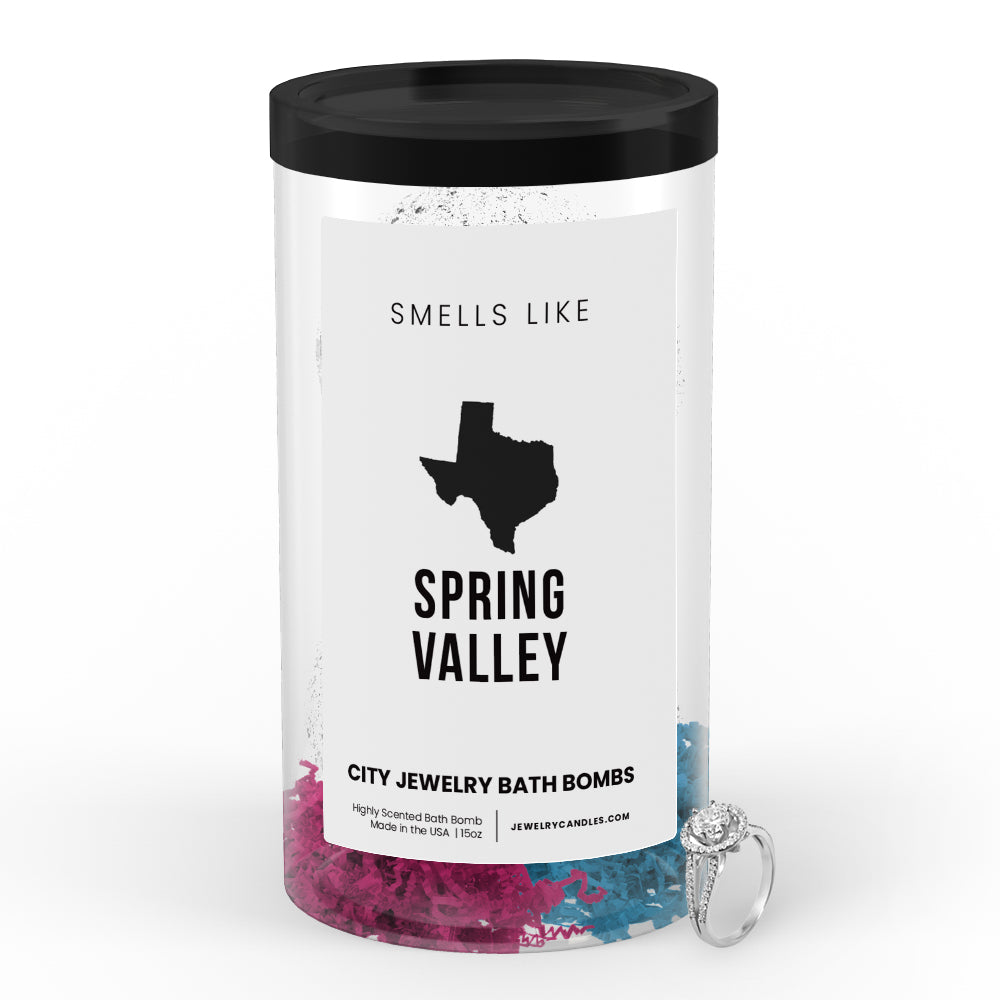 Smells Like Spring Valley City Jewelry Bath Bombs