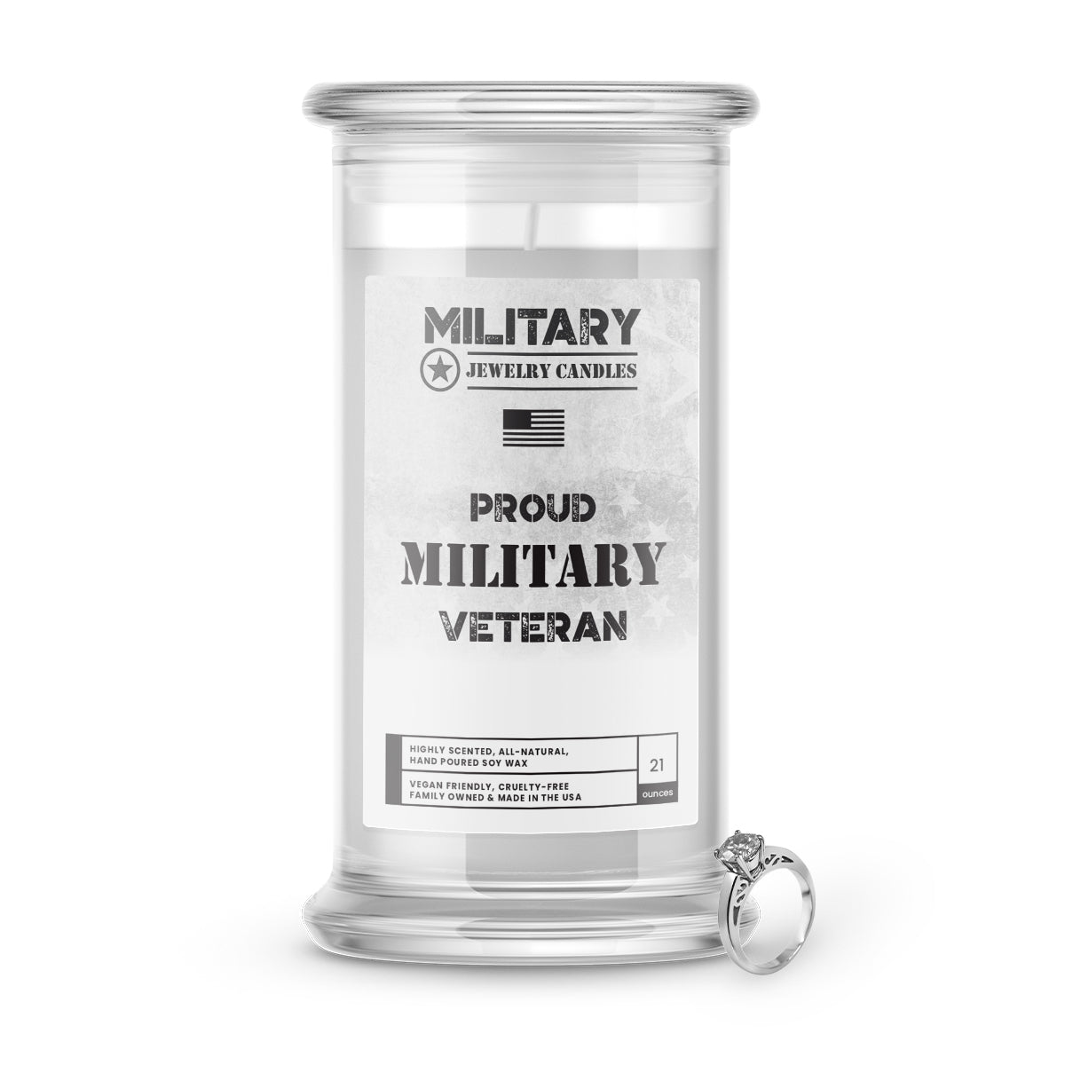 Proud MILITARY Veteran | Military Jewelry Candles