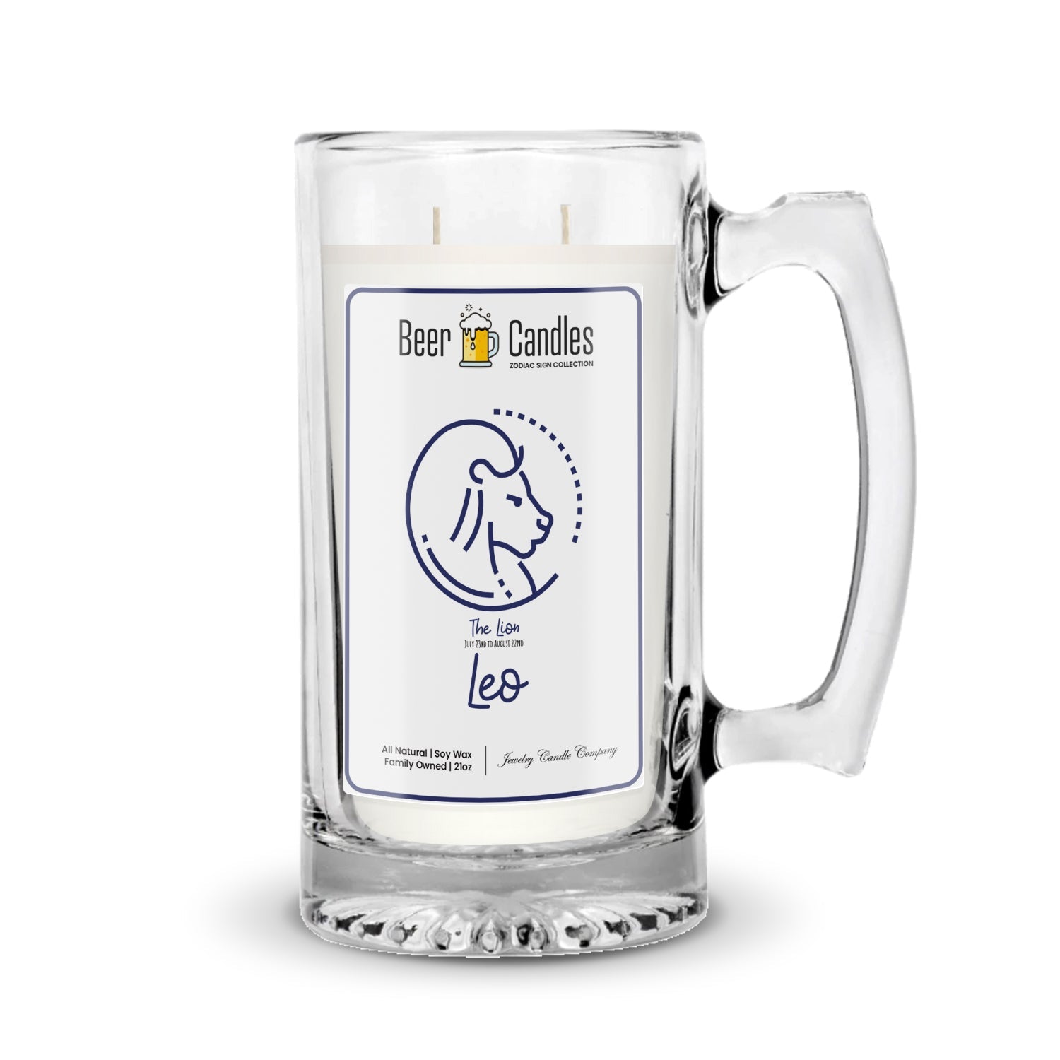 Leo Beer Candles | Zodiac Sign Collections