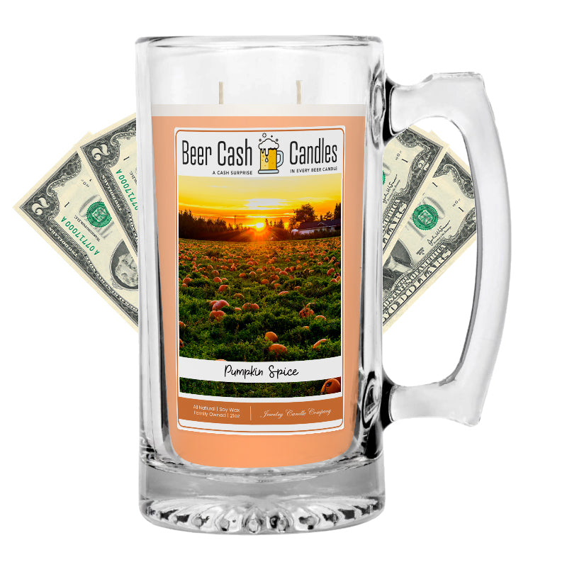 Pumpkin Spice Beer Cash Candle