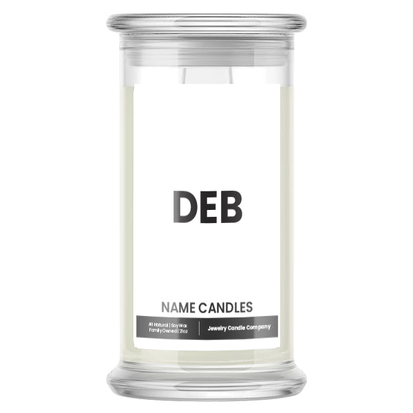 DEB Name Candles