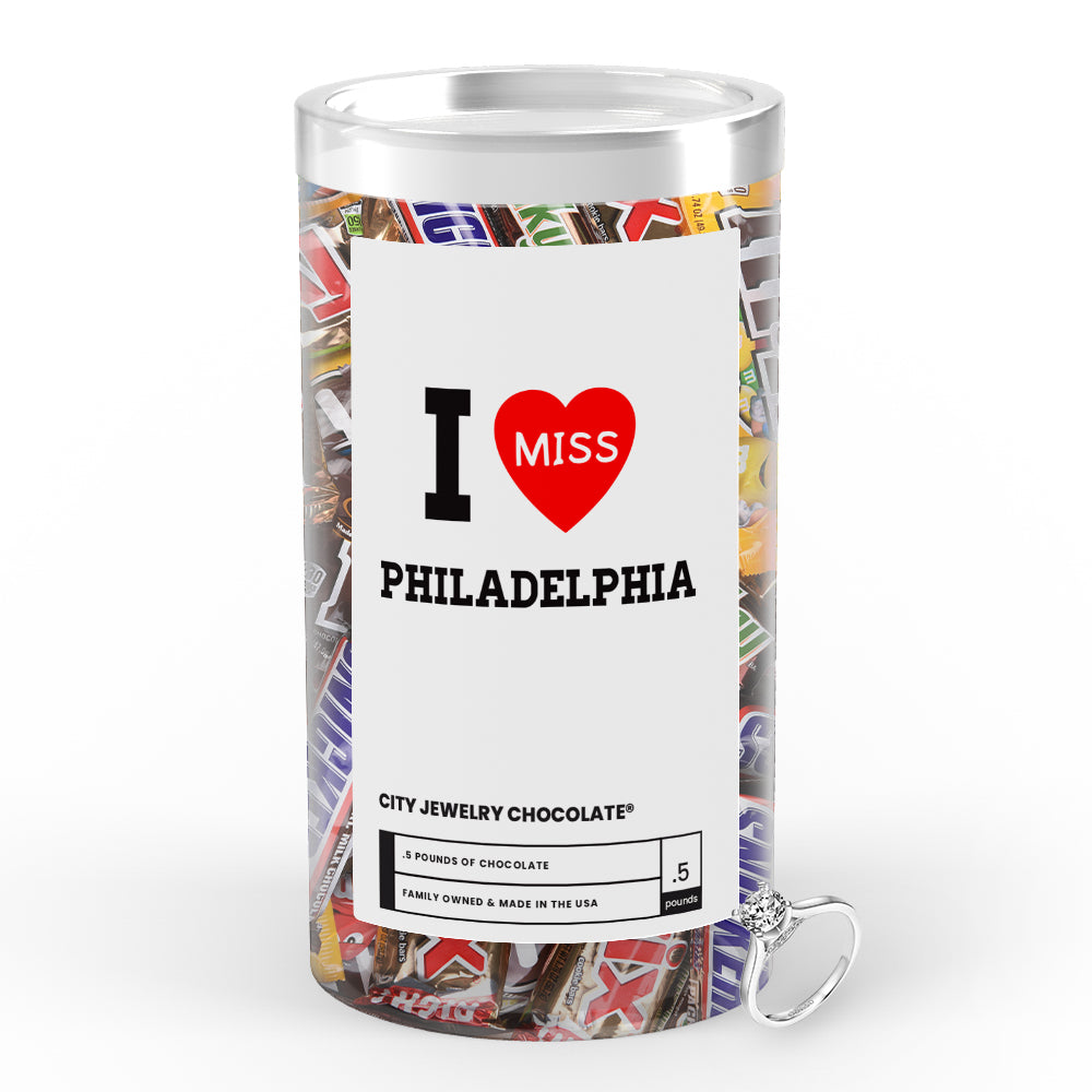 I miss Philadelphia City Jewelry Chocolate