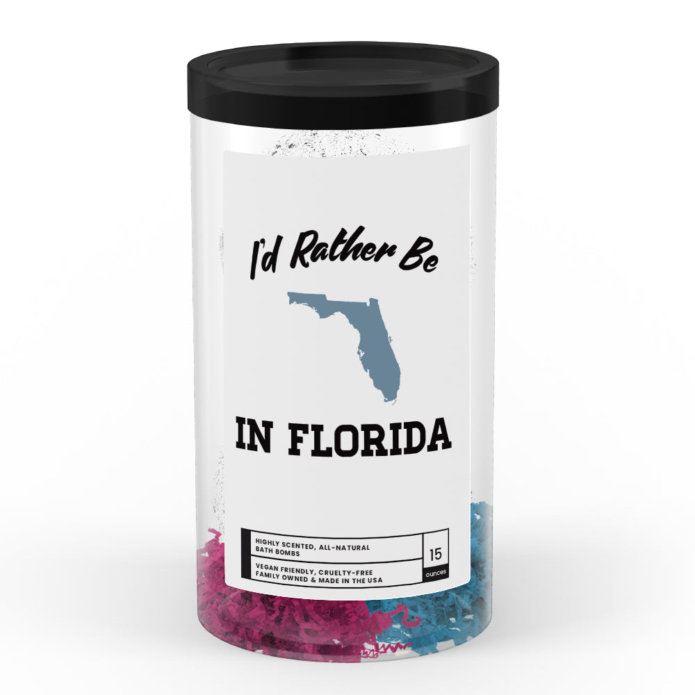 I'd rather be In Florida Bath Bombs
