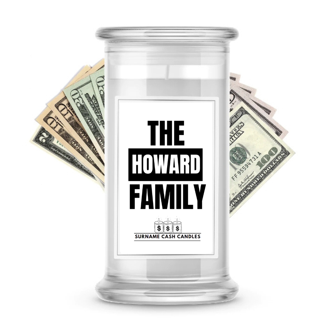 The Howard Family | Surname Cash Candles