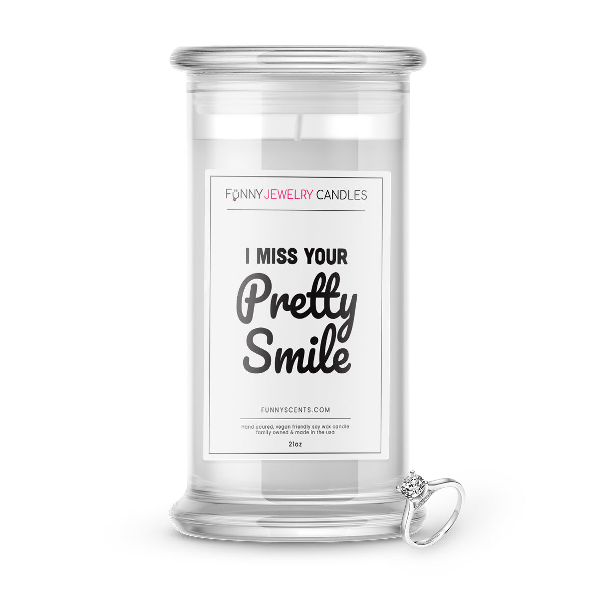 I Miss Your Pretty Smile Jewelry Funny Candles