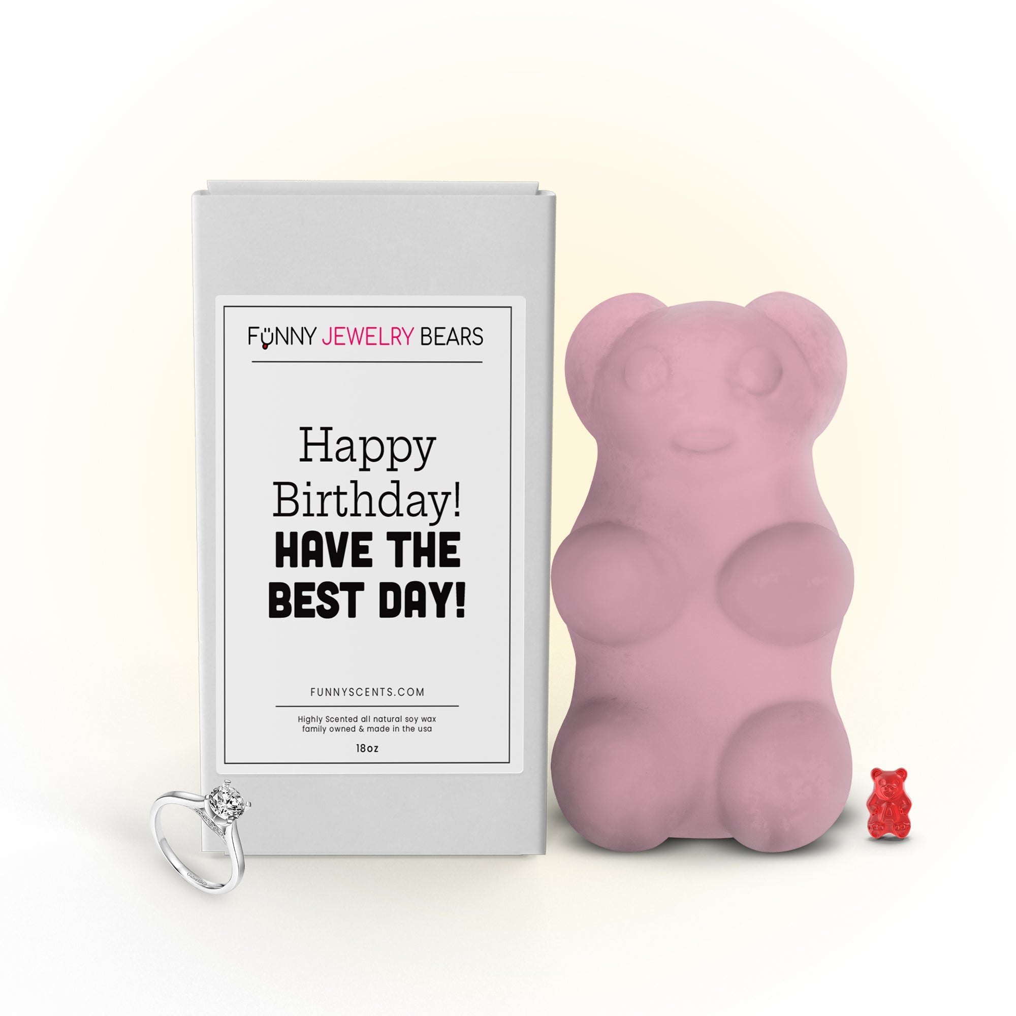 Happy Birthday! Have The Best Day! Funny Jewelry Bear Wax Melts