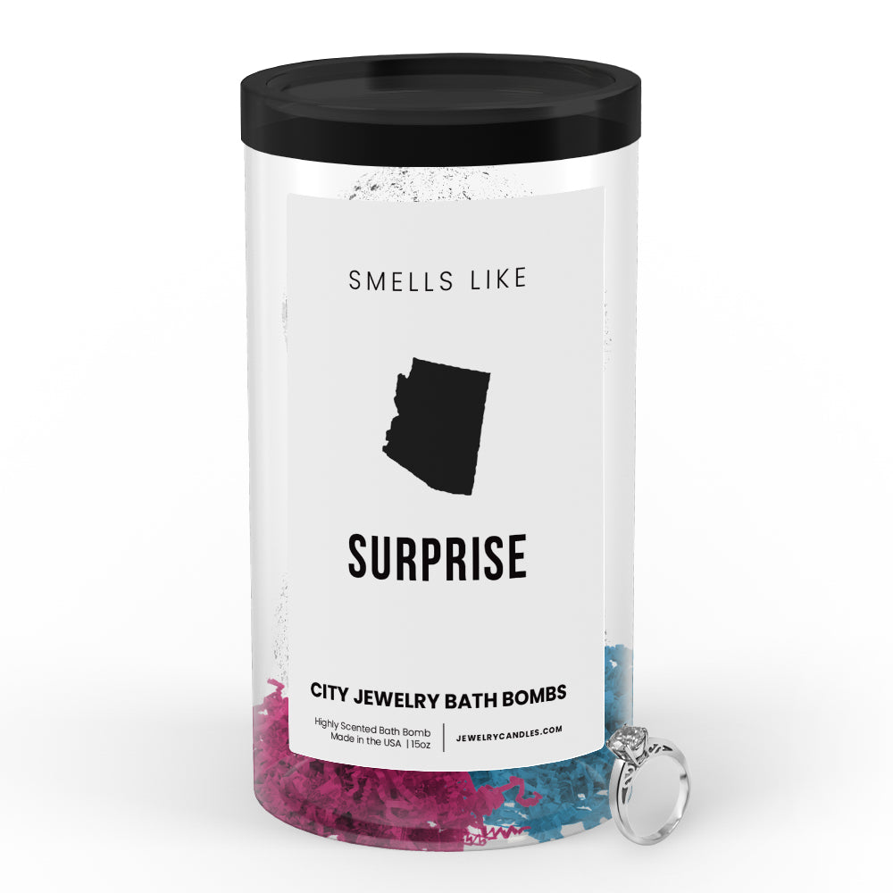 Smells Like Surprise City Jewelry Bath Bombs