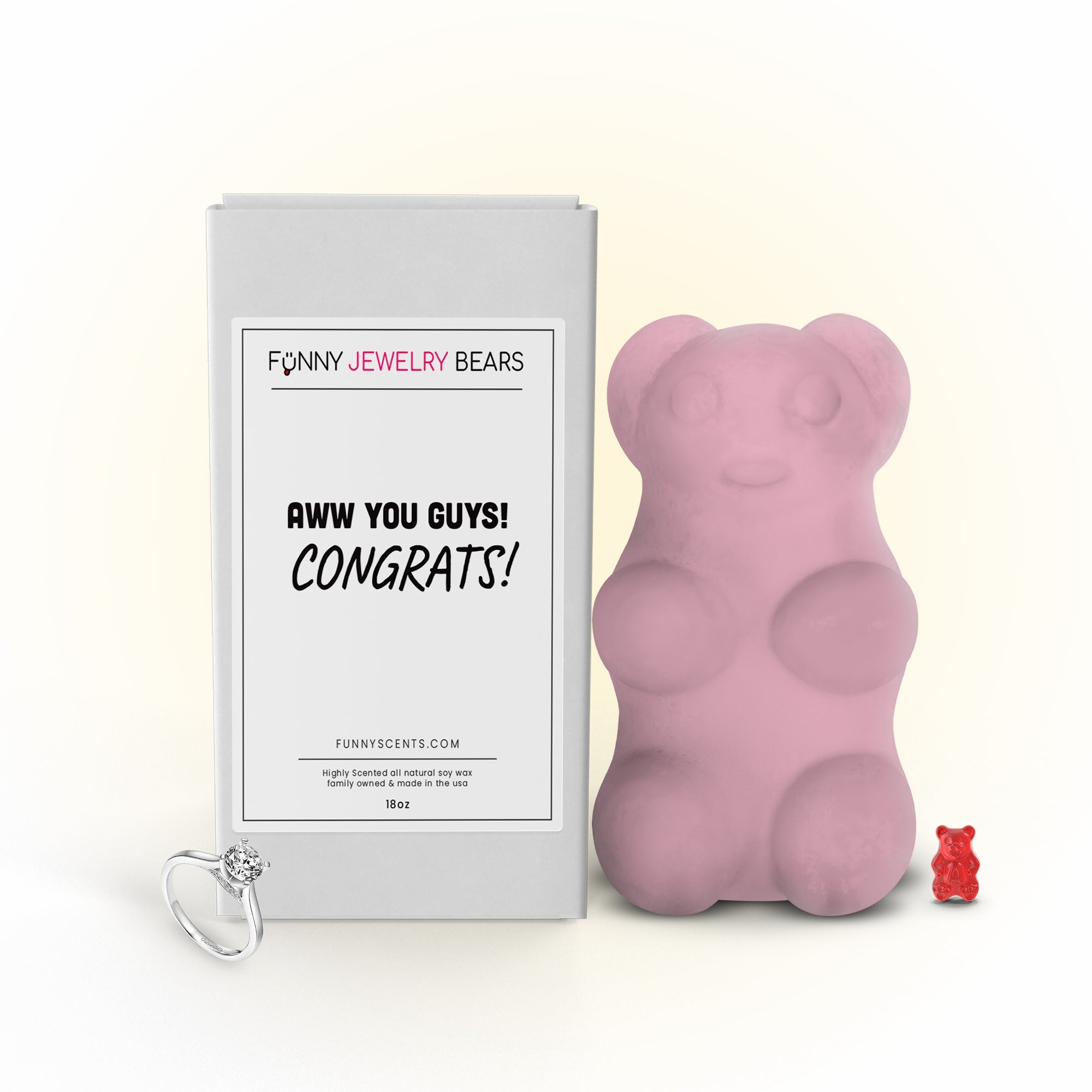 Aww You Guys! Congrats! Funny Jewelry Bear Wax Melts
