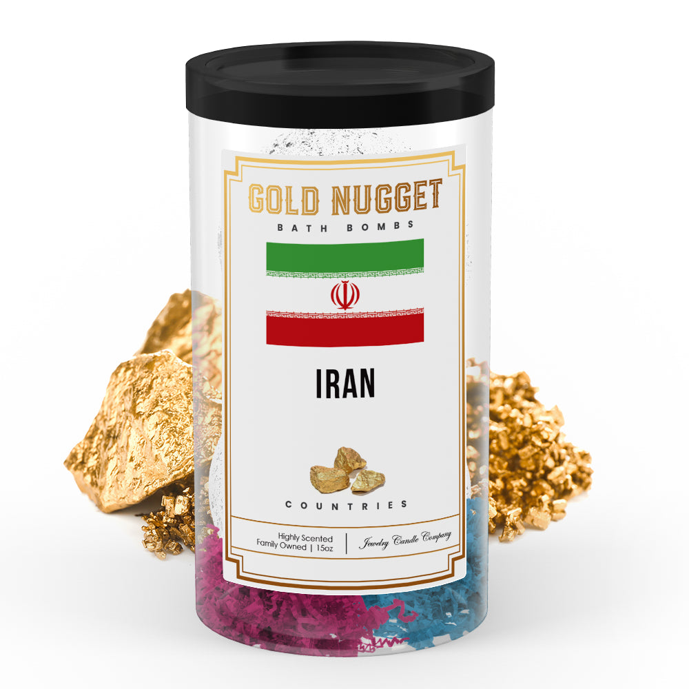 Iran Countries Gold Nugget Bath Bombs