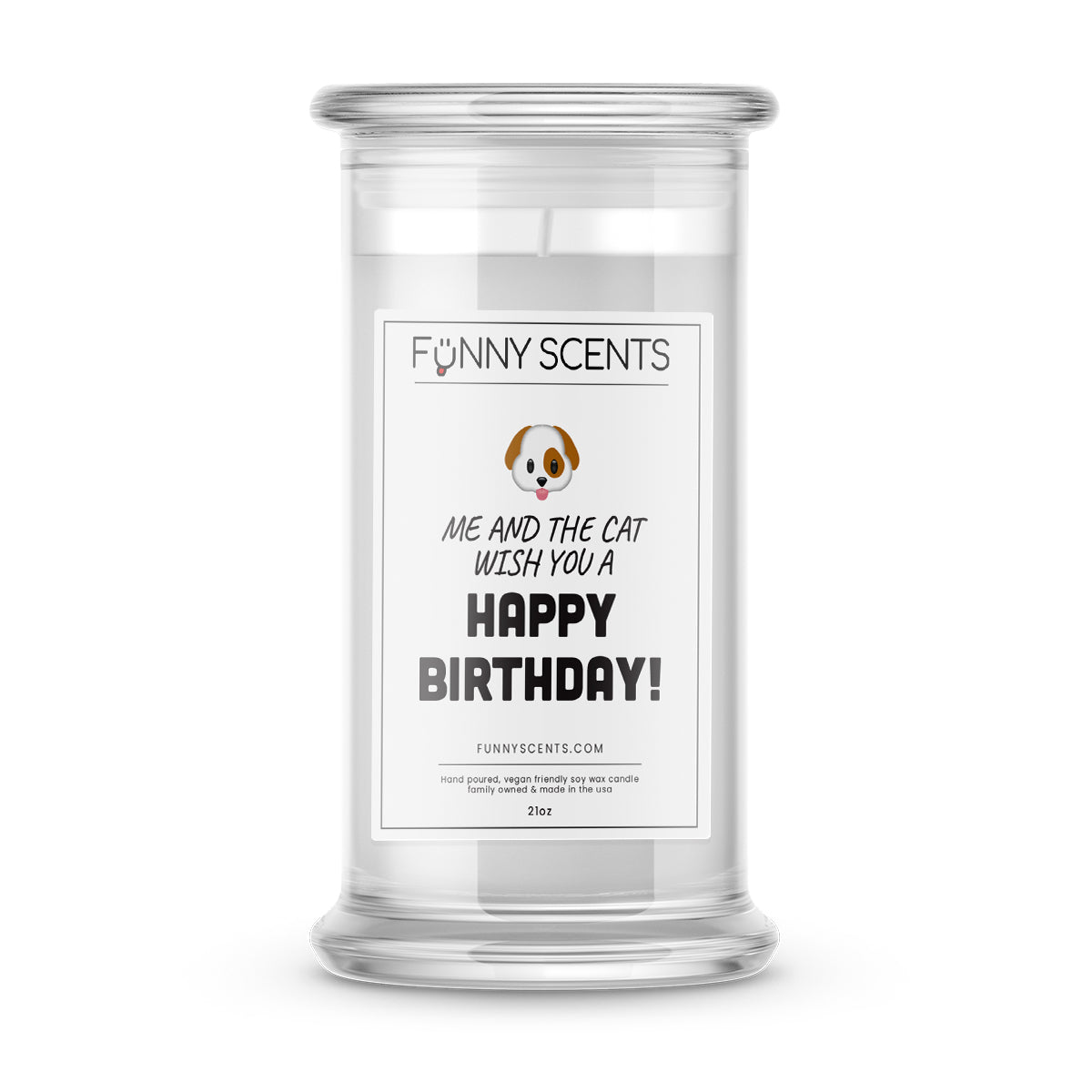Me and The Cat wish you a Happy Birthday! Funny Candles