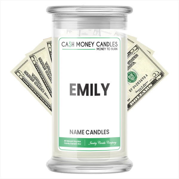 EMILY Name Cash Candles