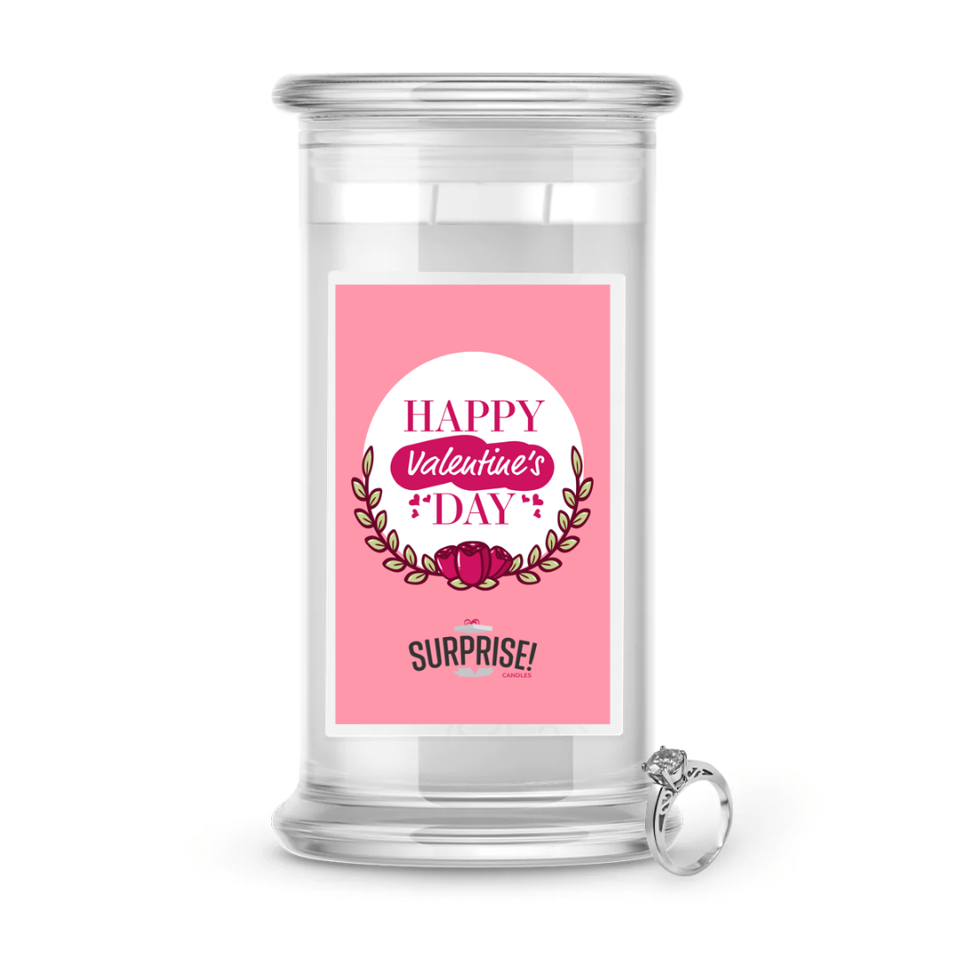Happy Valentine's Day | Valentine's Day Surprise Jewelry Candles