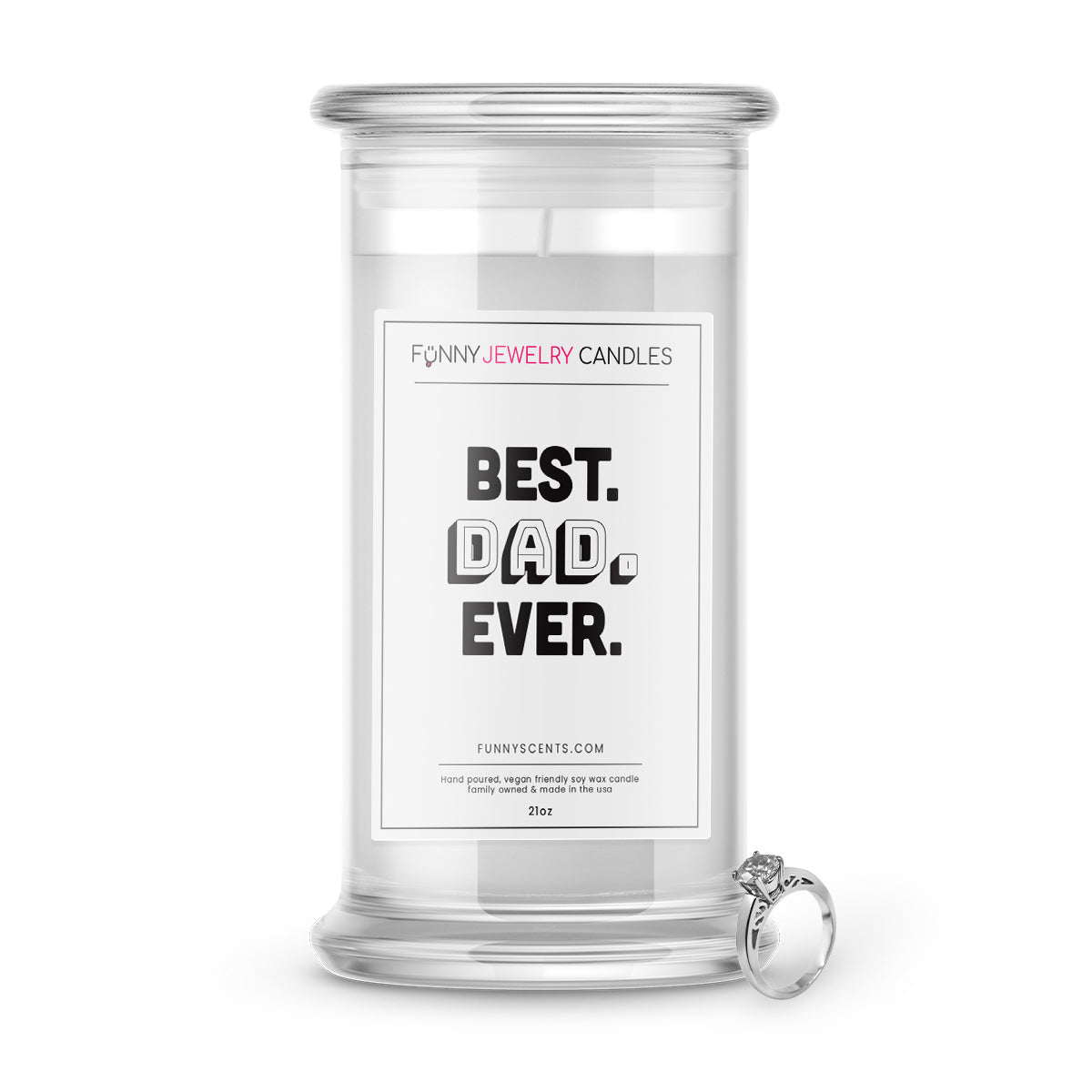 Best Dad Ever. Jewelry Funny Candles