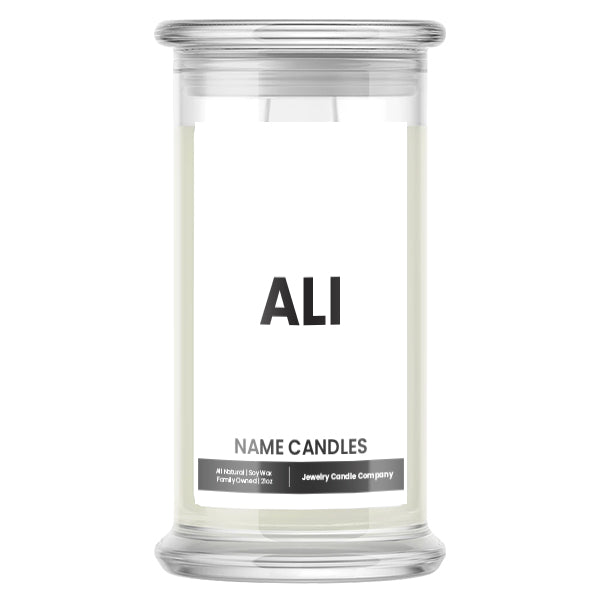 ALI Name Candles