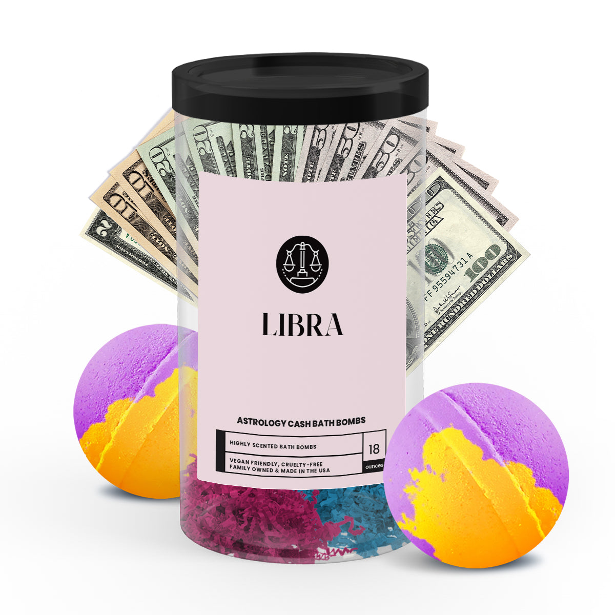 Libra Astrology Cash Bath Bombs