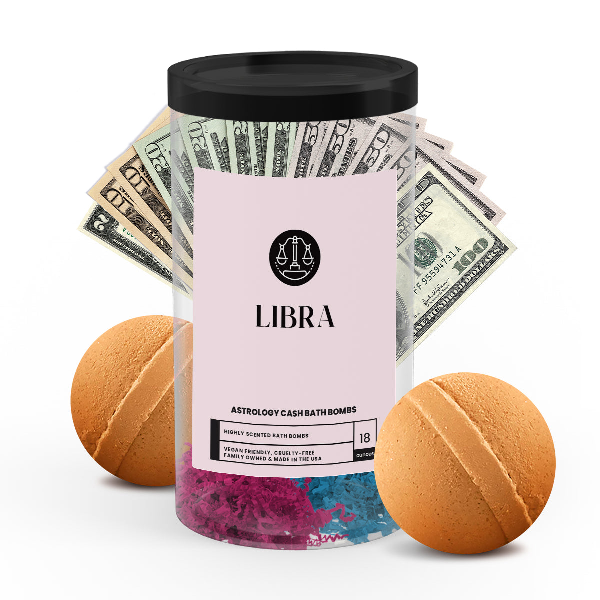 Libra Astrology Cash Bath Bombs