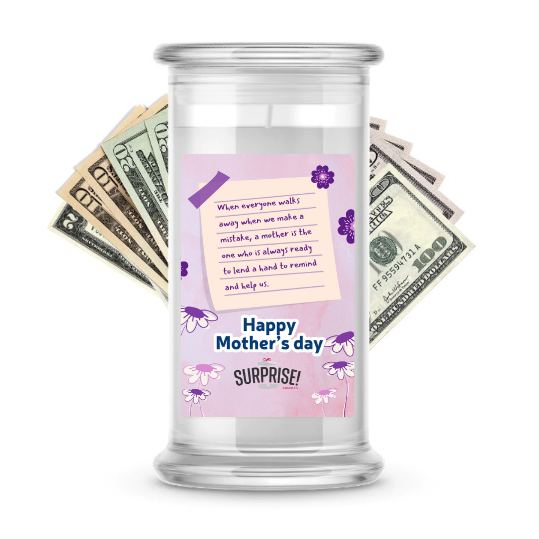 Happy Mother's Day  | MOTHERS DAY CASH MONEY CANDLES