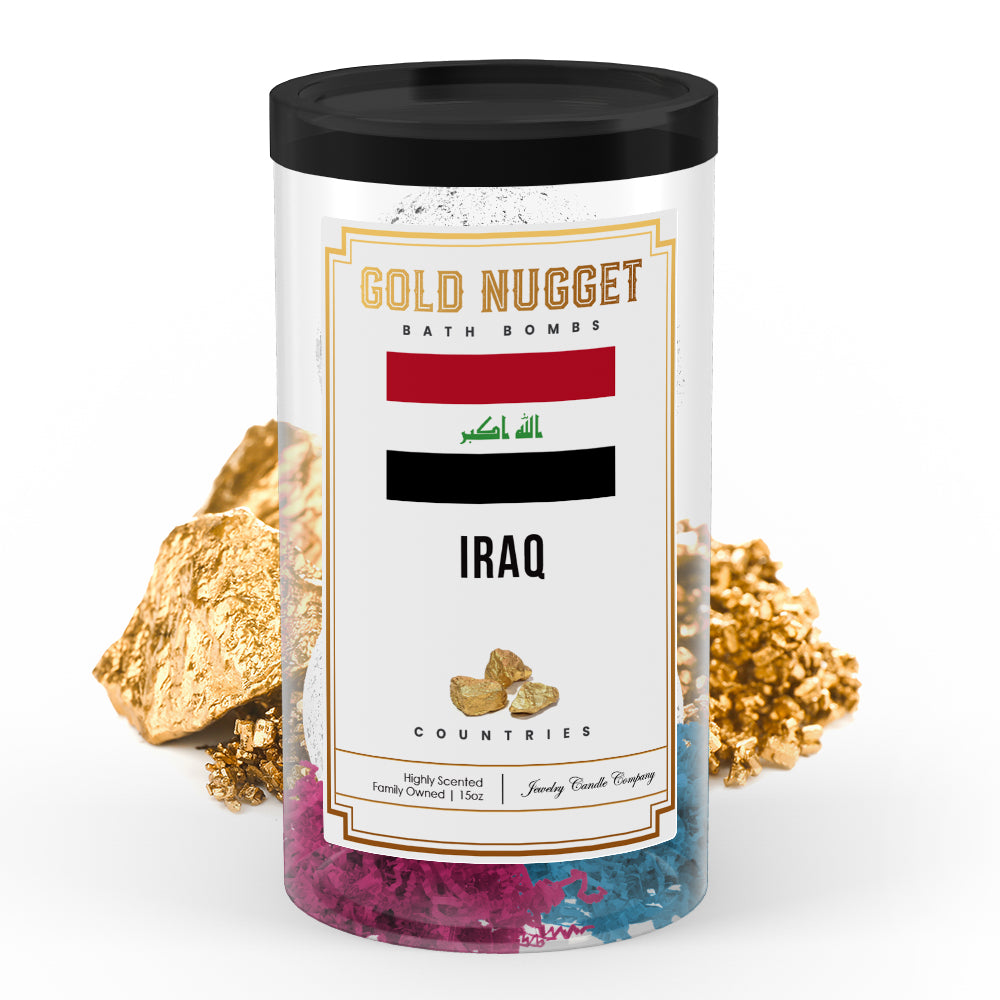 Iraq Countries Gold Nugget Bath Bombs