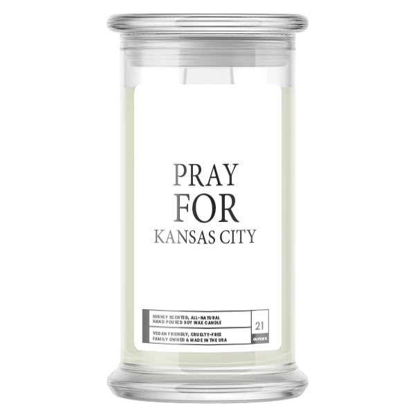Pray For Kansas City Candle