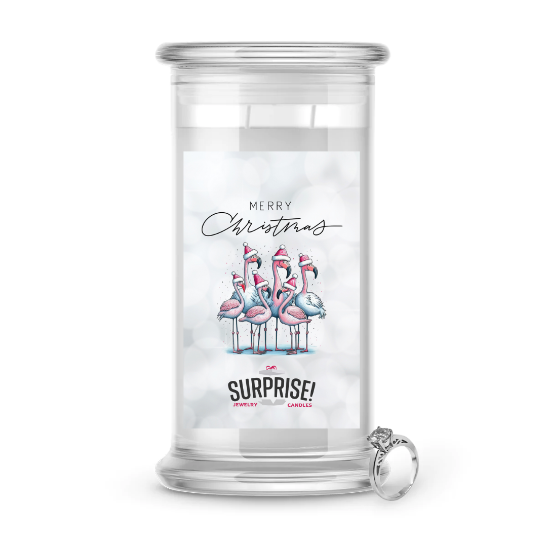 MERRY CHRISTMAS MERRY CHRISTMAS JEWELRY CANDLE