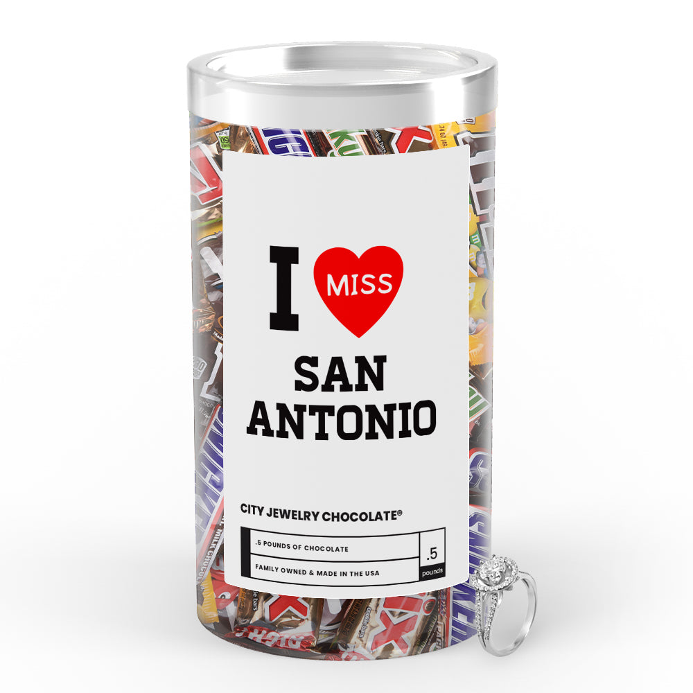 I miss San Antonio City Jewelry Chocolate