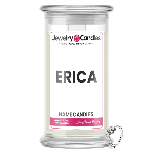ERICA Name Jewelry Candles