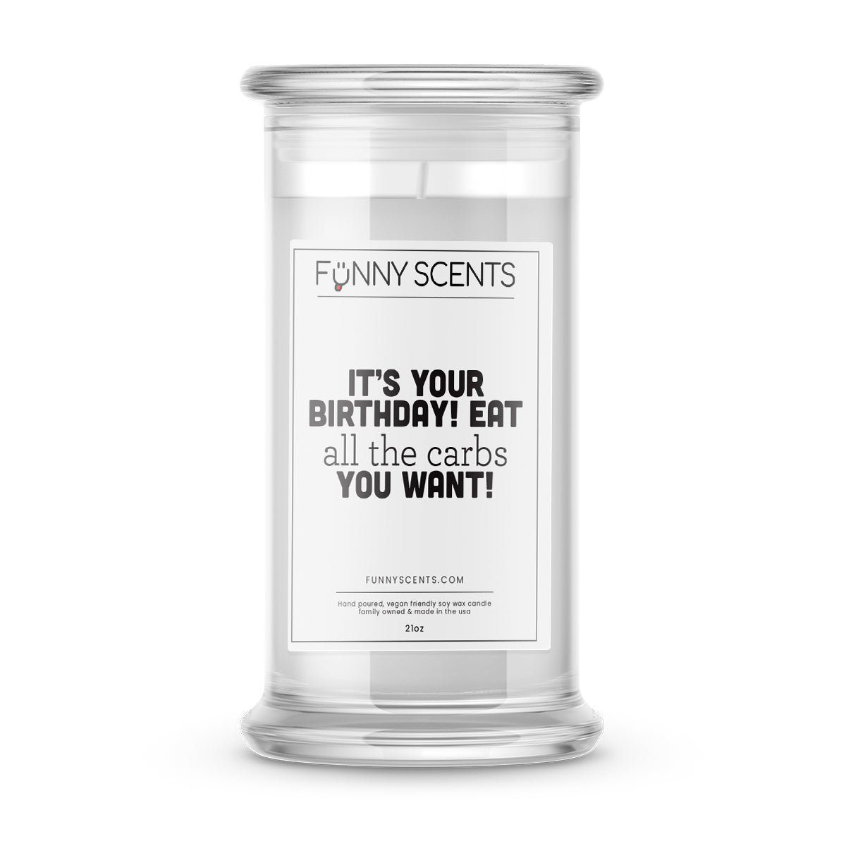 It's your birthday! Eat all the carbs you want! Funny Candles