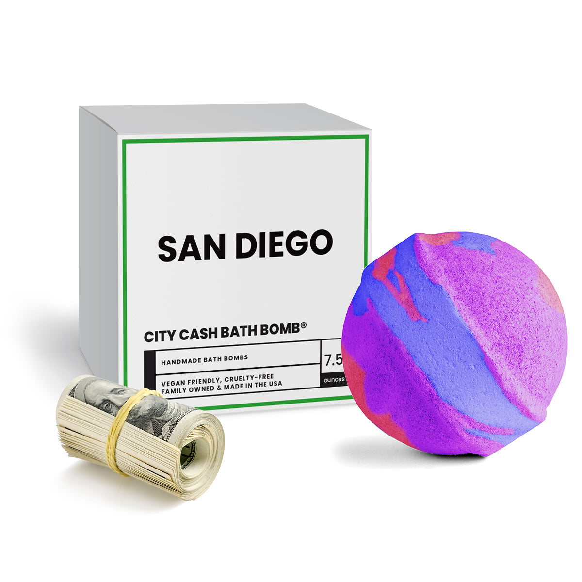 San Diego City Cash Bath Bomb