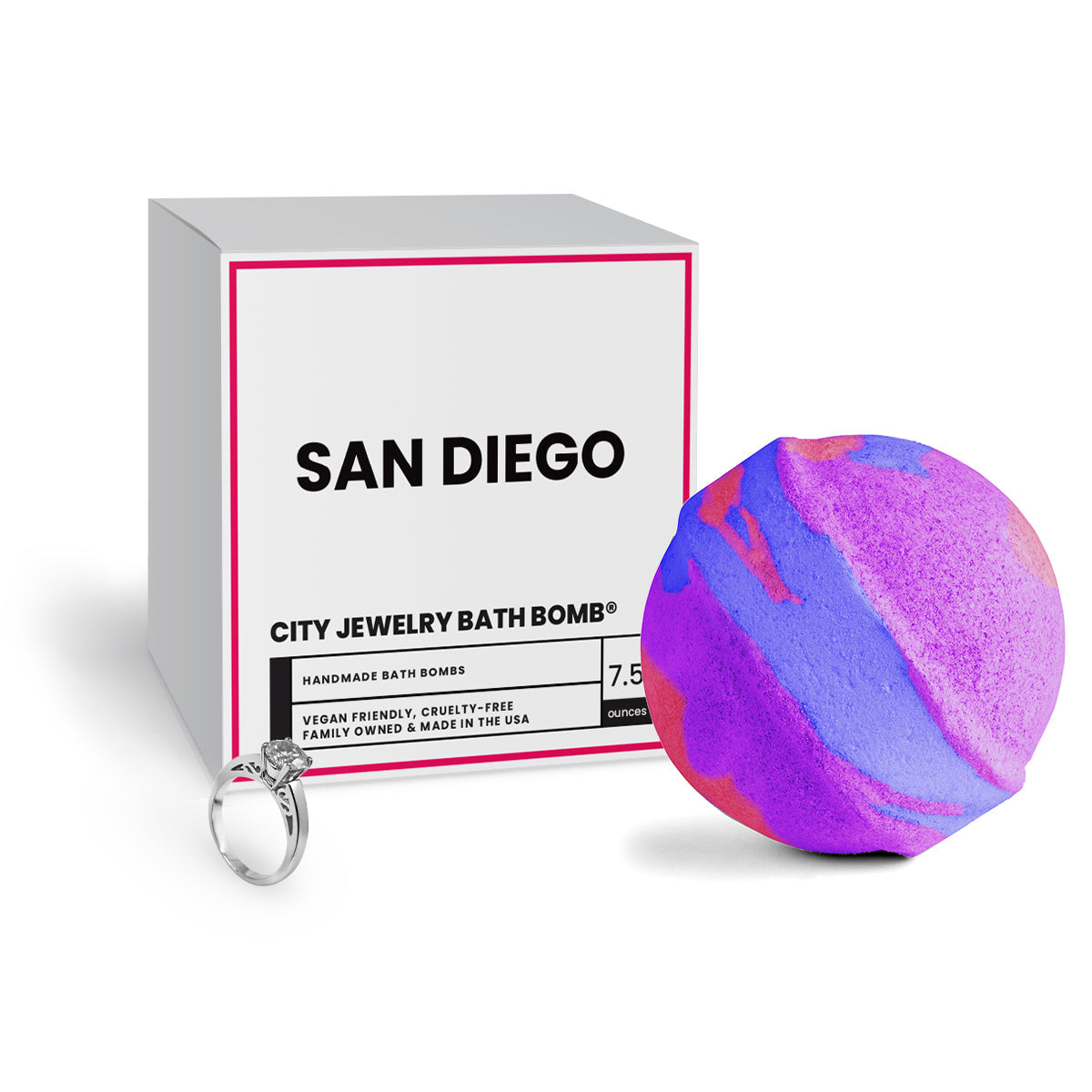 San Diego City Jewelry Bath Bomb