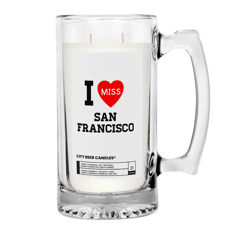 I miss San Francisco City Beer Candles