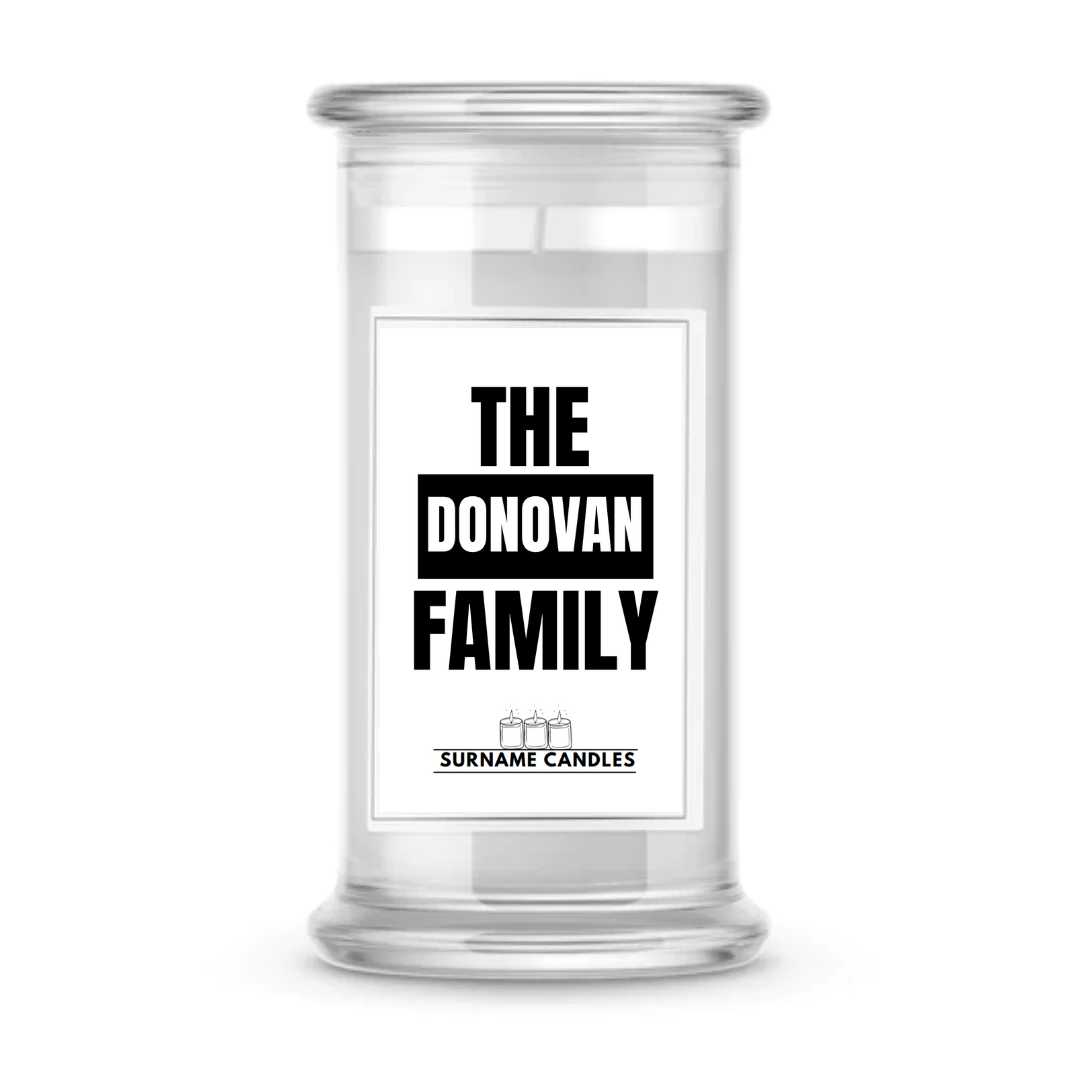 The Donovan Family | Surname Candles