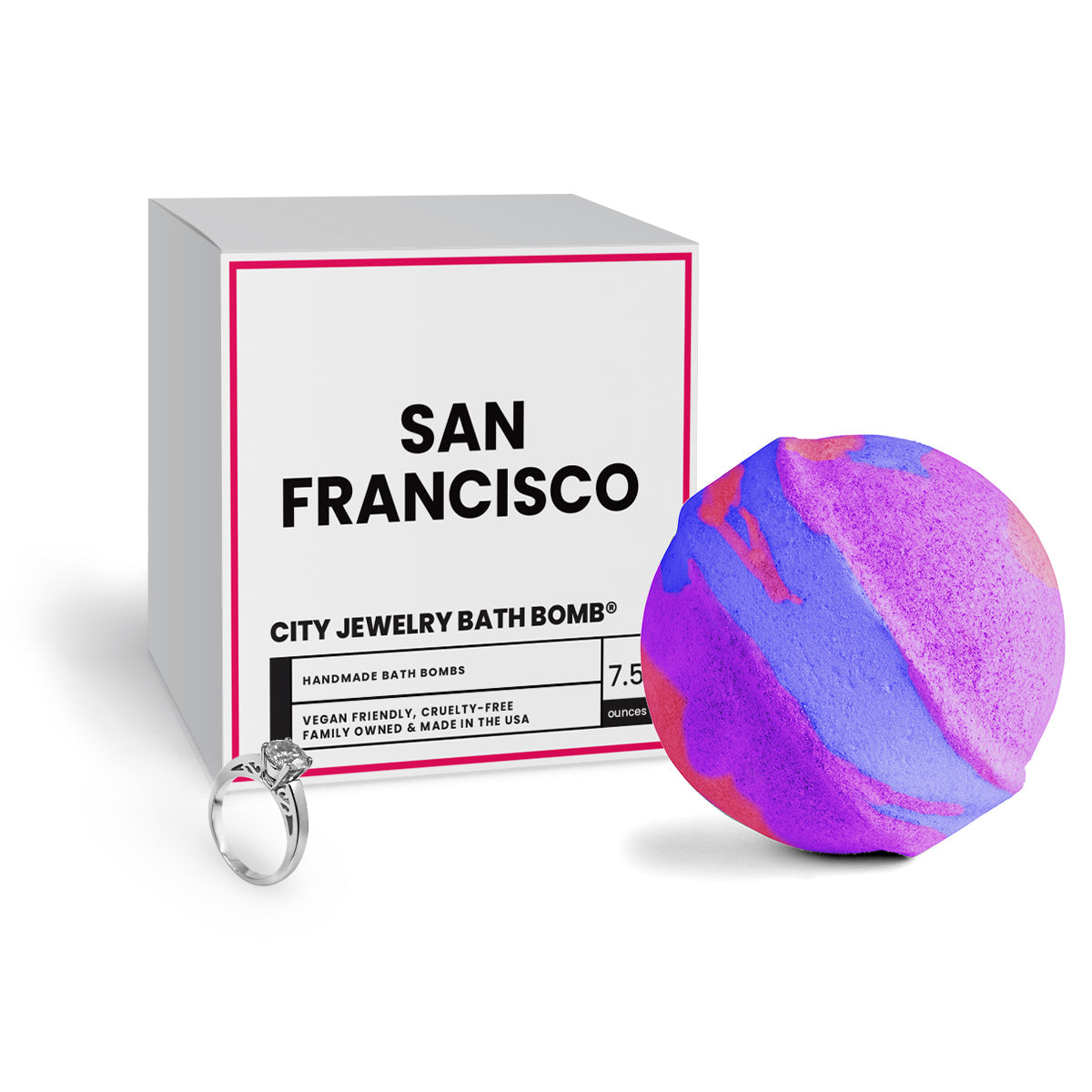 San Francisco City Jewelry Bath Bomb