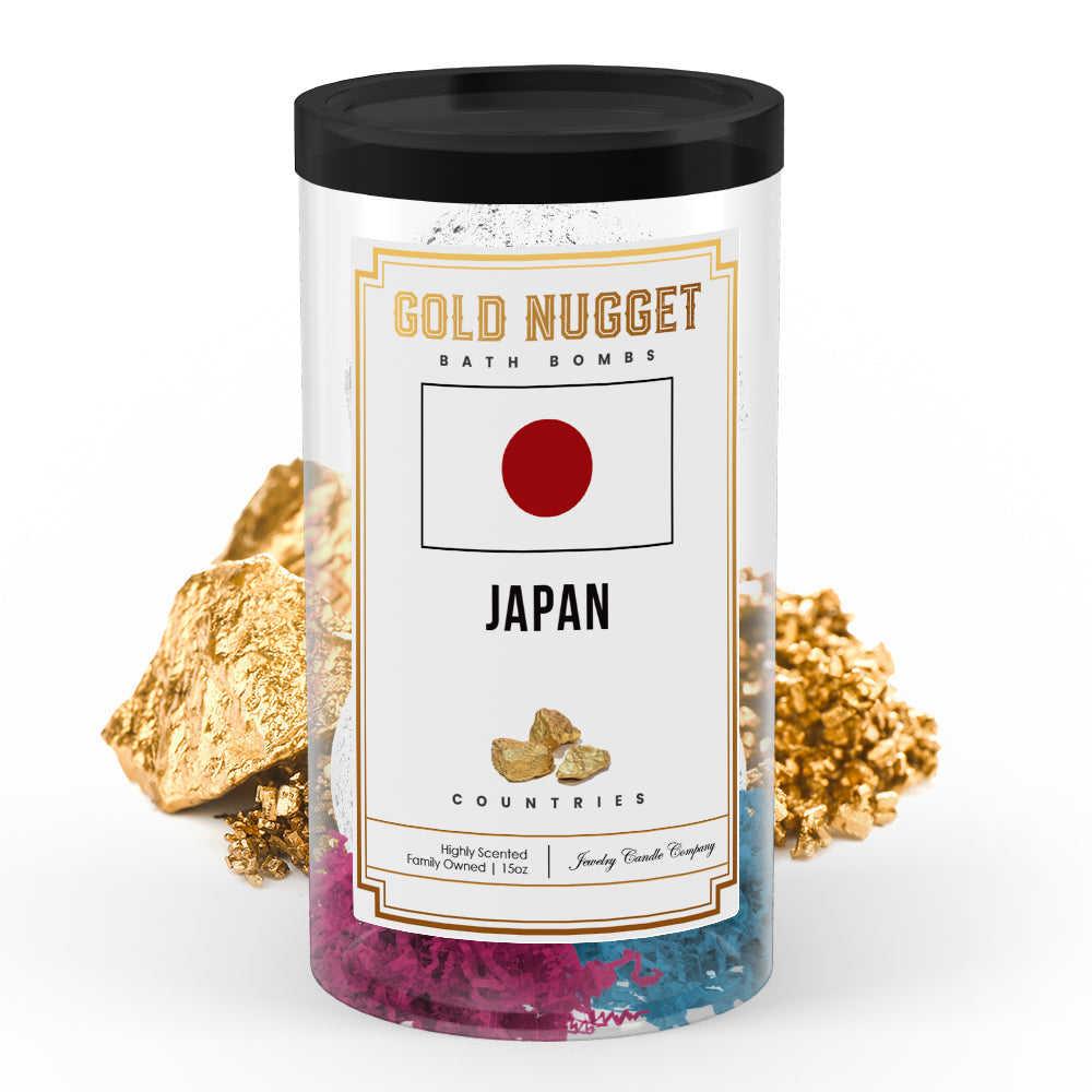Japan Countries Gold Nugget Bath Bombs