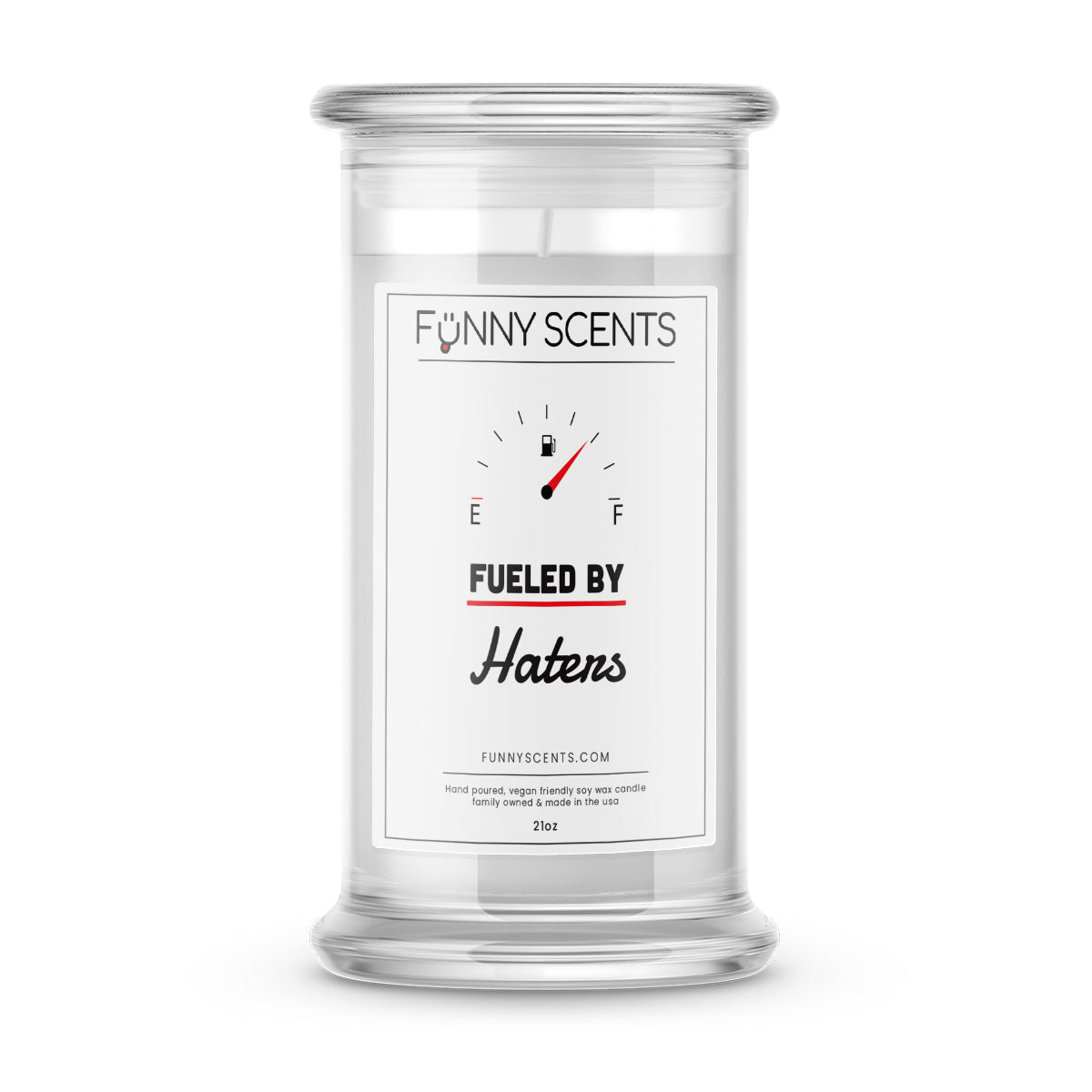 Fueled By Haters Funny Candles
