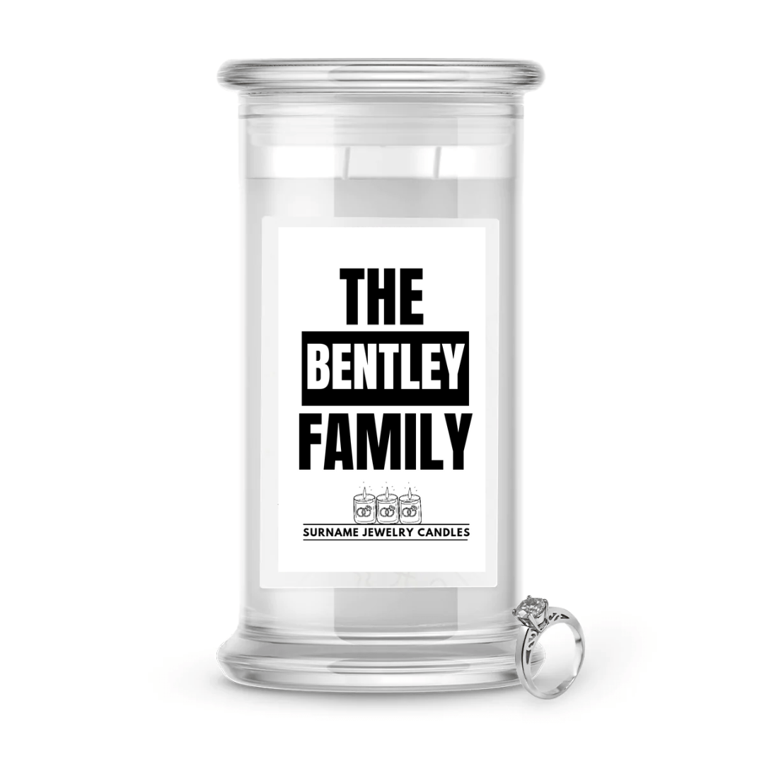The Bentley Family | Surname Jewelry Candles