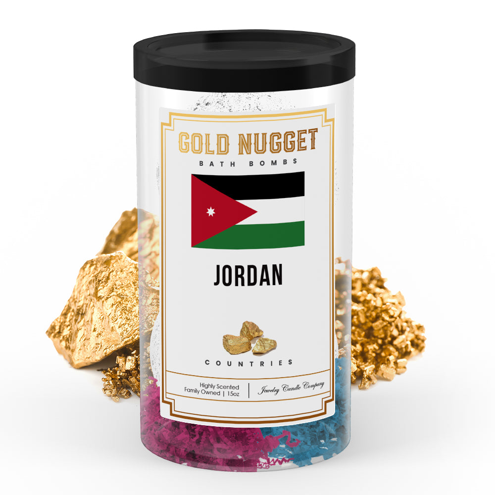 Jordan Countries Gold Nugget Bath Bombs