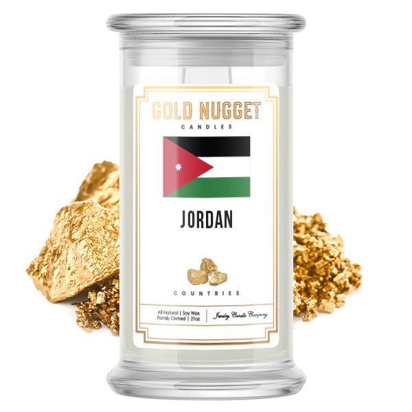 Jordan Countries Gold Nugget Candles