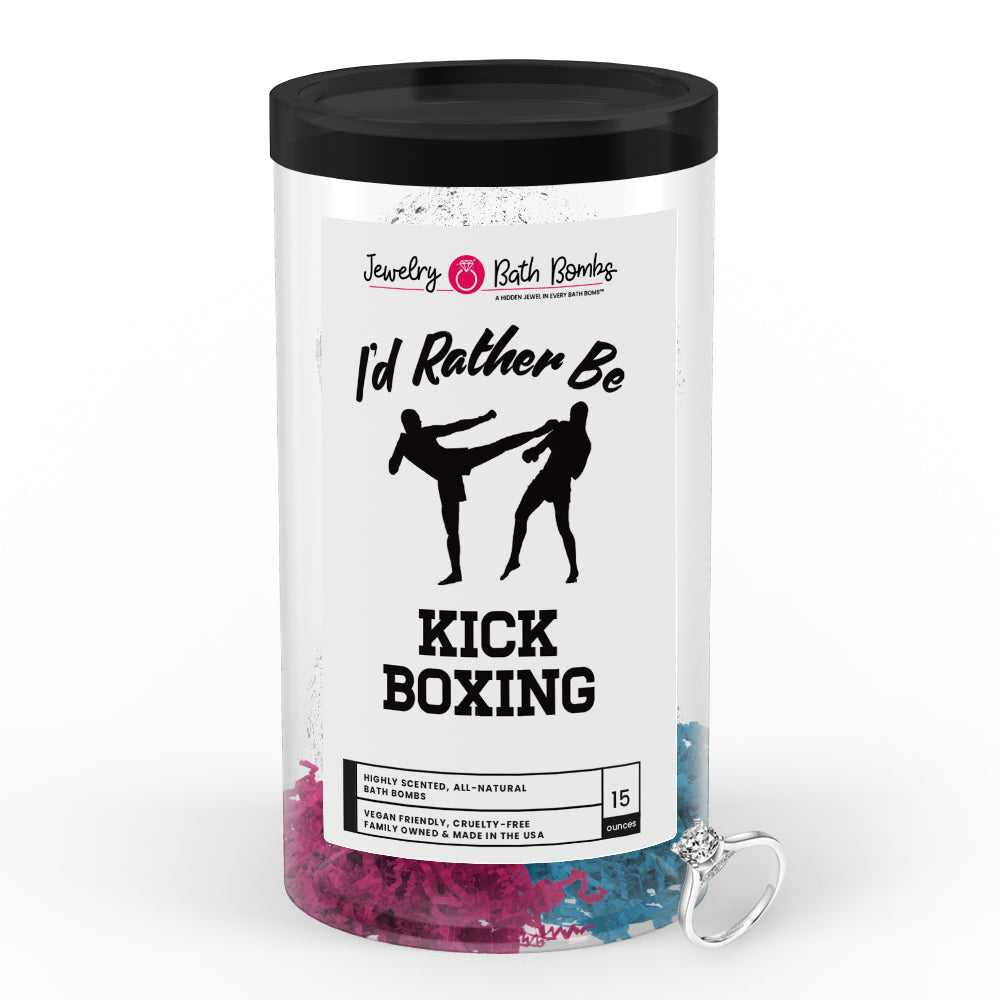 I'd rather be Kick Boxing Jewelry Bath Bombs