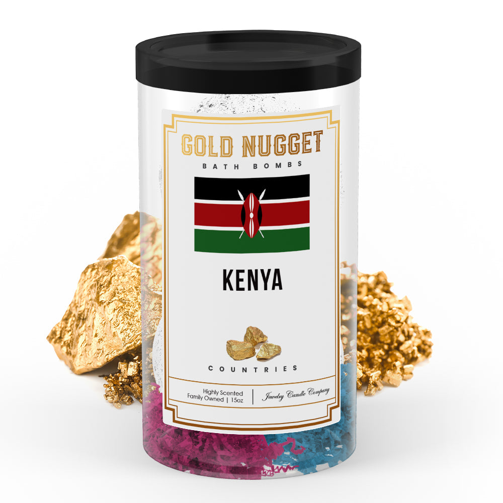 Kenya Countries Gold Nugget Bath Bombs