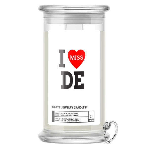 I miss DE State Jewelry Candle