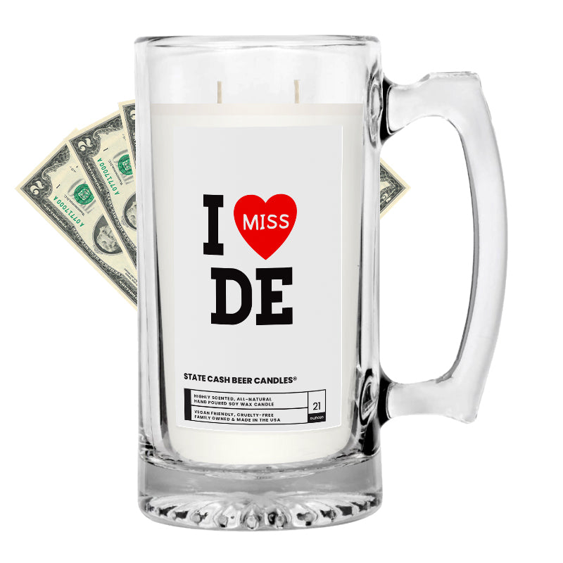 I miss DE State Cash Beer Candles
