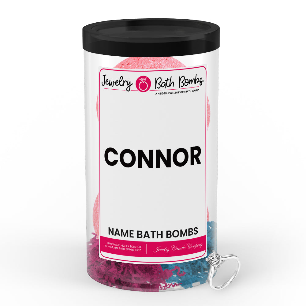 CONNOR Name Jewelry Bath Bomb Tube