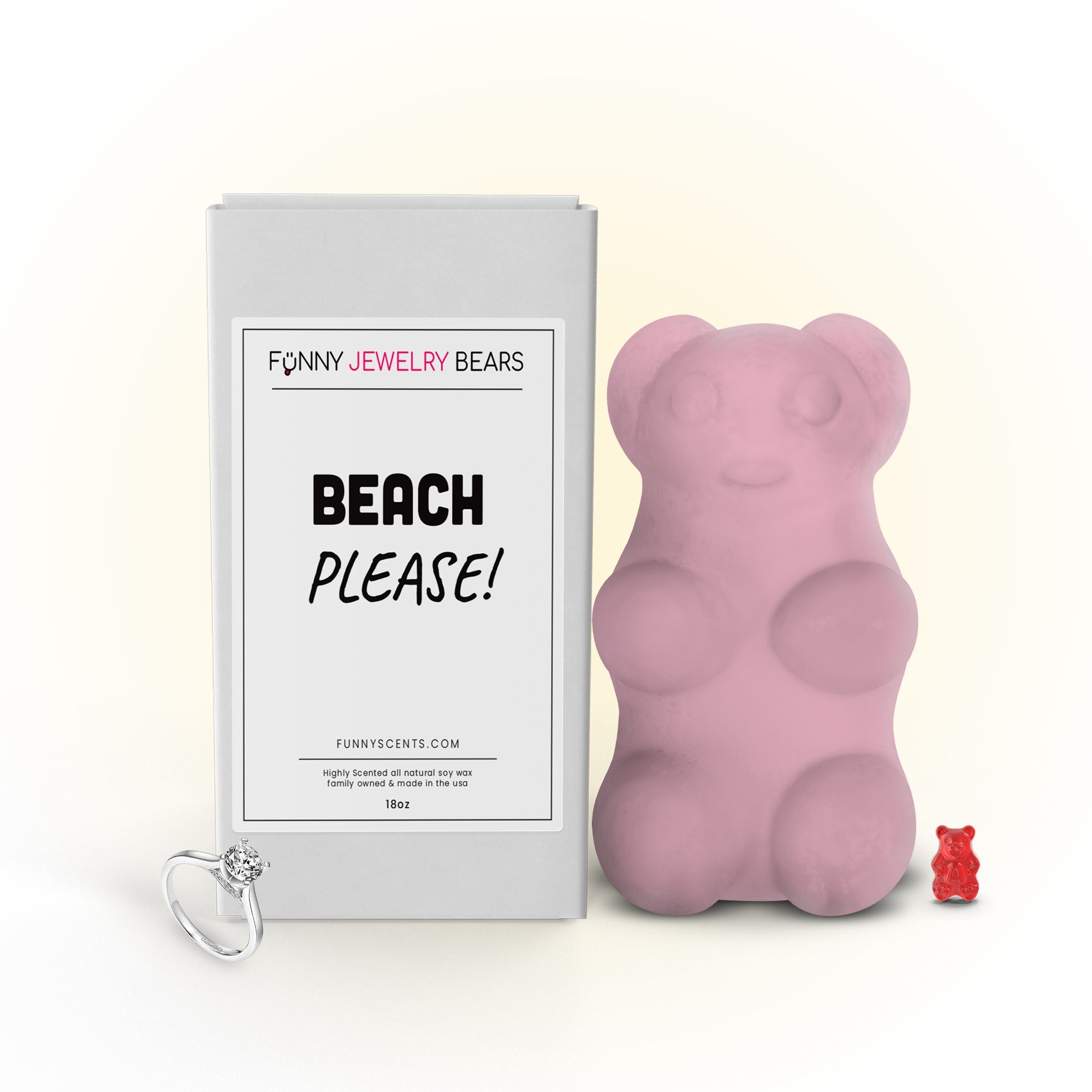 Beach Please! Funny Jewelry Bear Wax Melts
